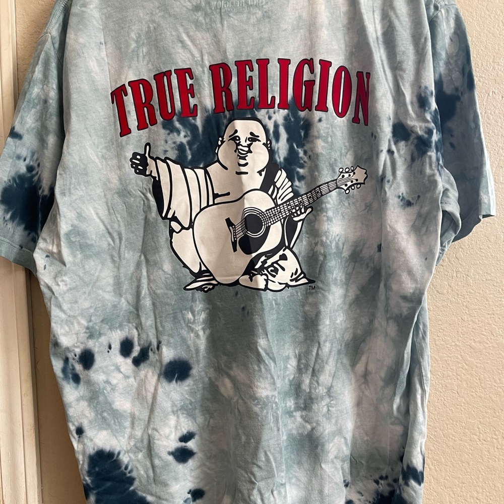 True Religion Mens Size XXL tie dye shirt